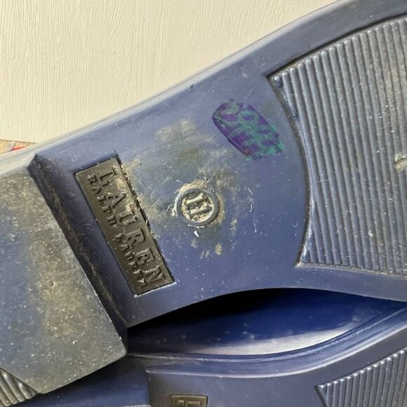 Lauren Ralph Lauren Tally Navy Ankle Rainboots Women's size 11 - Picture 7 of 10